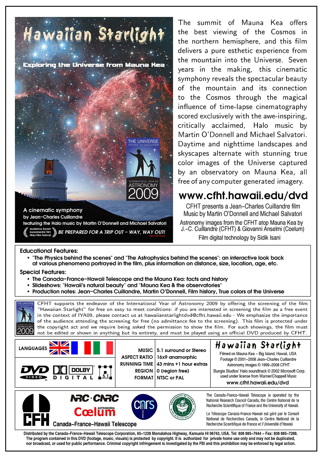 astronomy dvds