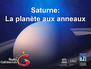 Saturn - Galilean Nights (in French)