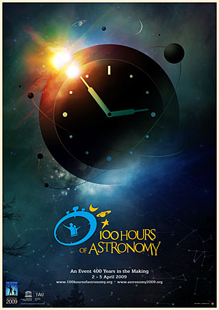 100 Hours of Astronomy Poster